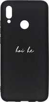 Design Backcover Color Huawei P Smart (2019) hoesje - Hoi He