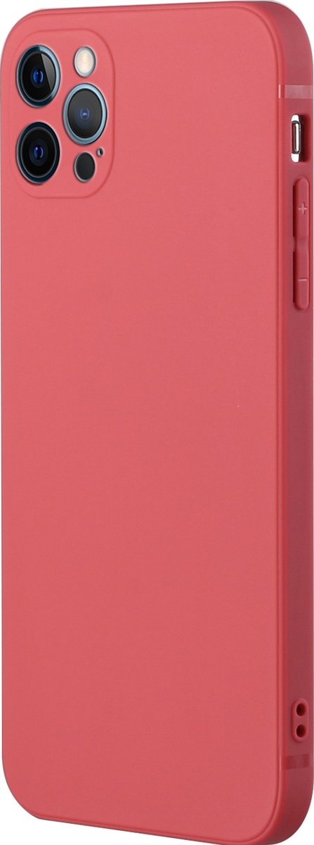 Mobigear Hoesje geschikt voor Apple iPhone 15 Pro Max Telefoonhoesje Flexibel TPU | Mobigear Color Backcover | iPhone 15 Pro Max Case | Back Cover - Rood