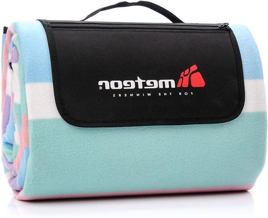 meteor Picknick Deken Fleece Strandmat Picnic Blanket Buitendeken - Opvouwbare Grote Strand deken - voor op het strand, camping, tuin voor kinderen om te spelen