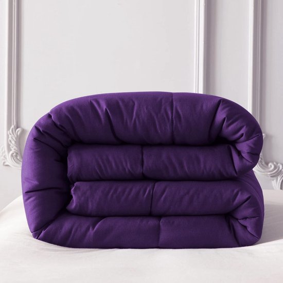 Pikolin Home - Omkeerbaar dekbed 300 g – vulling Nordica tweekleurig – voor bed met 180 cm – touch veren, warm, ademend, kleur groen, 260 x 240 cm