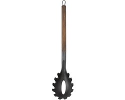 Cuillère à pâtes BOIS 33,5 cm - Cuillère à Pâtes - Cuillère à Spaghetti