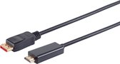 Bol.com DisplayPort naar HDMI kabel - DP 1.4 / HDMI 2.0 (4K 60Hz + HDR) / zwart - 3 meter aanbieding