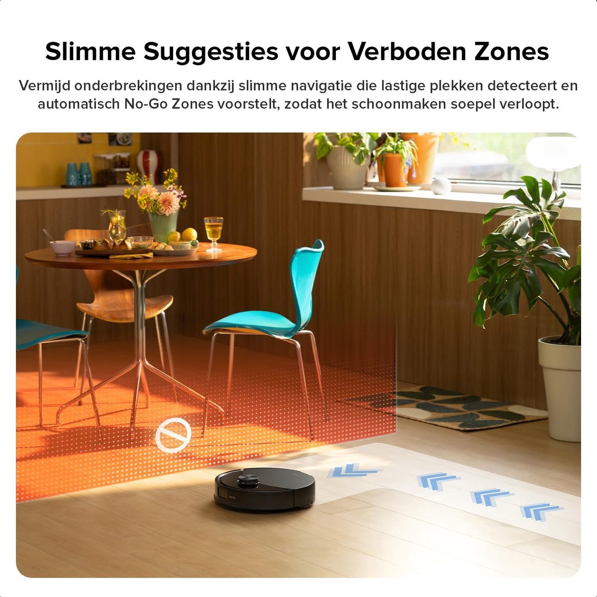 Roborock Q10 S5 Set Robotstofzuiger– 10000 Pa Zuigkracht–Dubbele Anti-klitfunctie–VibraRise 2.0-Systeem– 8 mm Dweillift– PreciSense LiDAR-navigatie–Obstakelvermijding– APP–Zwart-2 Dweilen — afbeelding 7