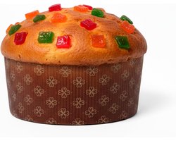 Panettone Vormen - Papieren Bakvorm - Zelf Bakken - Ademende Bodem - 10 Stuks - Bruin