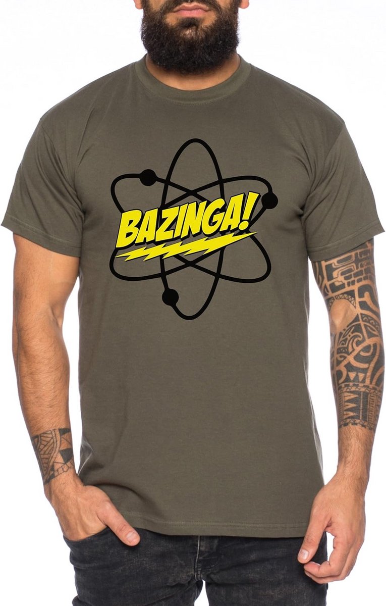 Wetenschap Humor Heren T-shirt | Duurzaam Katoen | Trendy Nerd Print