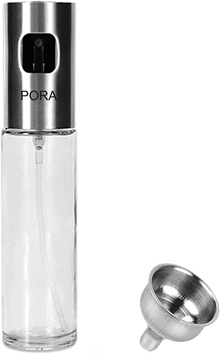 Glas Olie- en Sausspray voor BBQ, Bakken en Koken - 100 ml en 200 ml