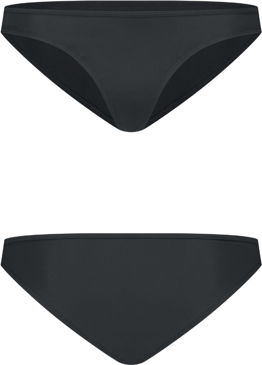 Moodies menstruatie zwemkleding tiener - Bikini Broekje - licht - gemiddeld kruisje (XXS) - Zwart — afbeelding 4
