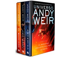 Omslag van Universo Andy Weir (edición estuche: El marciano / Proyecto Hail Mary / Artemisa) / Andy Weir Universe (Box Set: The Martian / Project Hail Mary / Artemis)