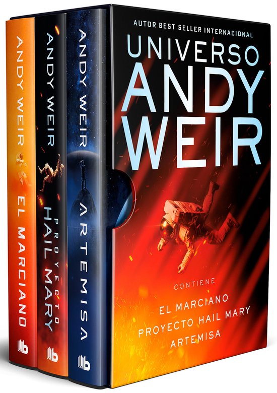 Universo Andy Weir (edición estuche: El marciano / Proyecto Hail Mary / Artemisa) / Andy Weir Universe (Box Set: The Martian / Project Hail Mary / Artemis)