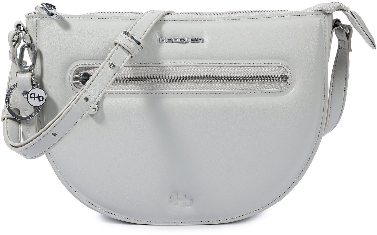 Hedgren Schoudertas Bonbon M + Crossover Bag Vaporous Grey Lichtgrijs