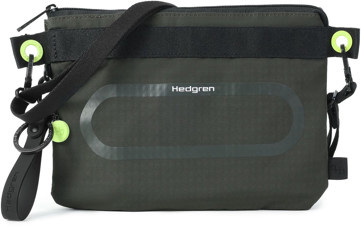 Hedgren schoudertas Ichi Crossover Black Ink groengrijs