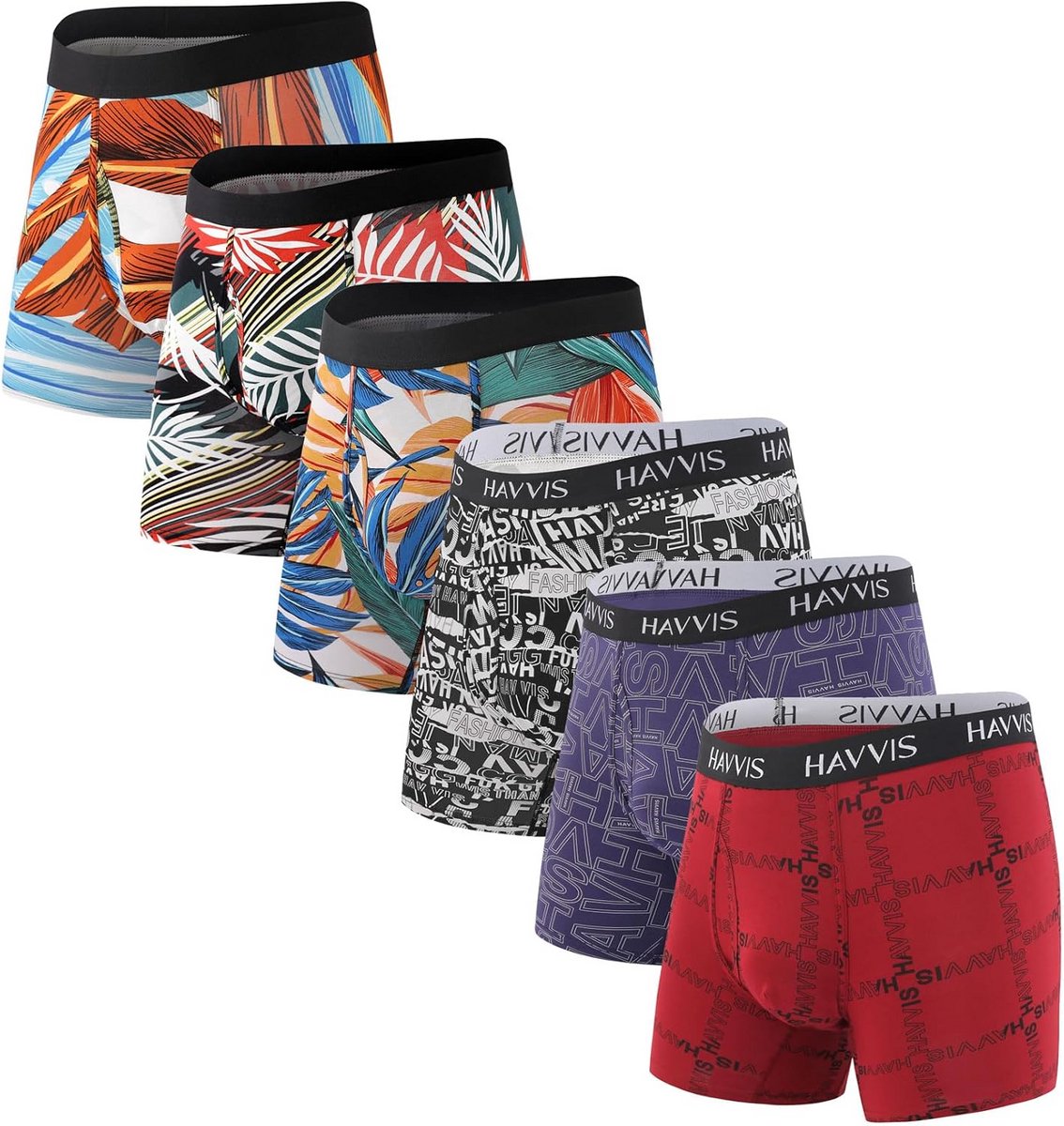 Boxershorts bamboe heren 8 stuks - superzacht en ademend