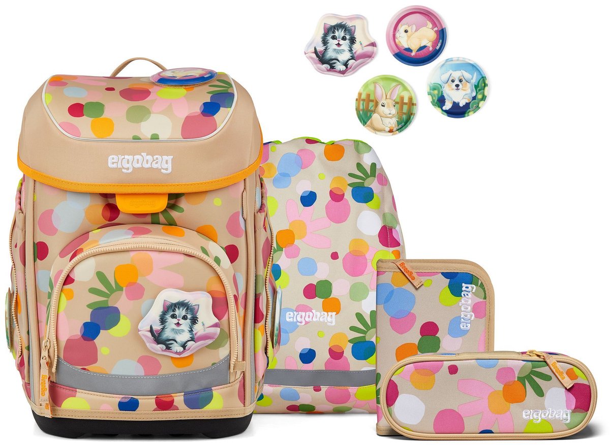 ergobag schooltas Cubo Set 5-delig OzeanBärwohner blauw