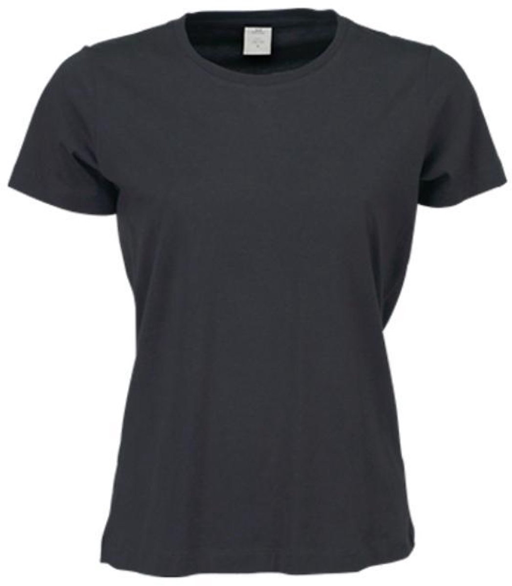 Tee Jays - Dames Sof T-shirt - Dark Grey (Solid) maat L
