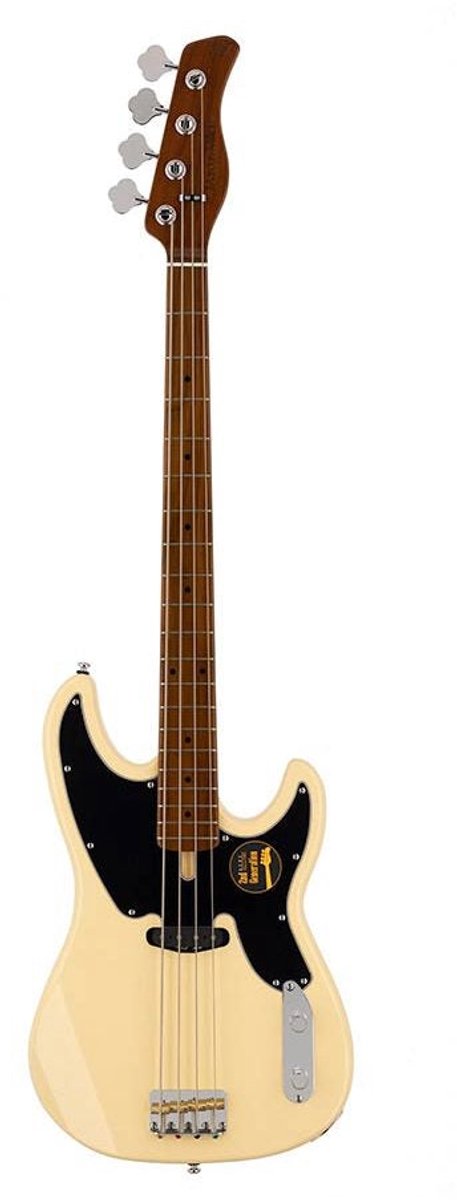 Sire D5 A4/VW Marcus Miller basgitaar 4 snarig passief elzen vintage white