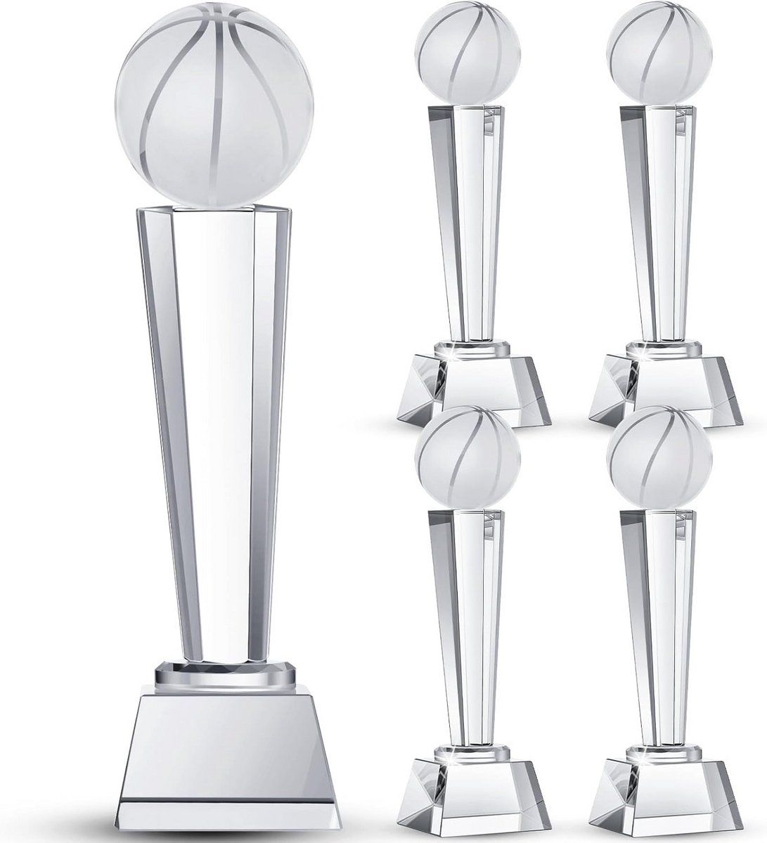 Set van 4 Kristallen Trofeeën Beker voor Prijsuitreikingen en Decoratie