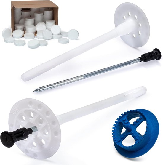 Isolatiepluggen Set voor Buitenmuurisolatie met Schroeven en Frezer ...