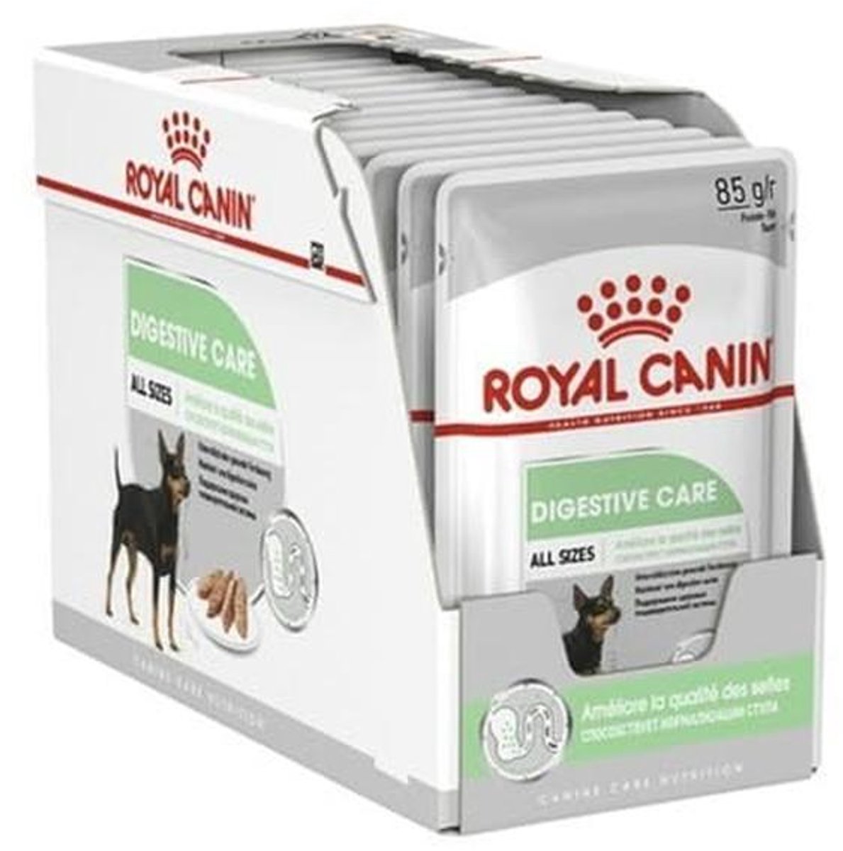 Natte Hondenvoeding voor Volwassen Honden - Digestieve Zorg - 12x85g