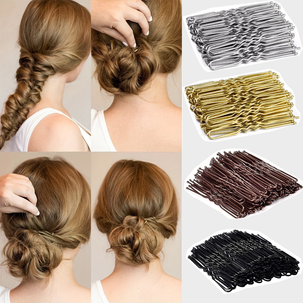 200 U-klemmen, bruidshaar, haarvorken, styling