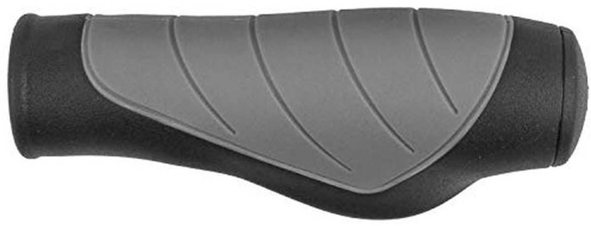Comfortabel en Ergonomisch Fietshandvat voor Volwassenen - 125 mm - Zwart/Grijs
