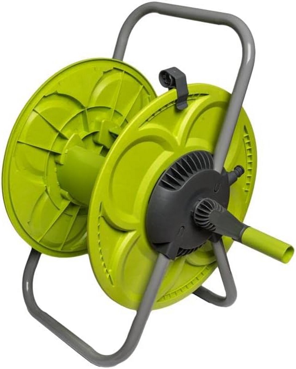 Slanghaspel voor 50 meter 1/2 inch tuinslang - Groen