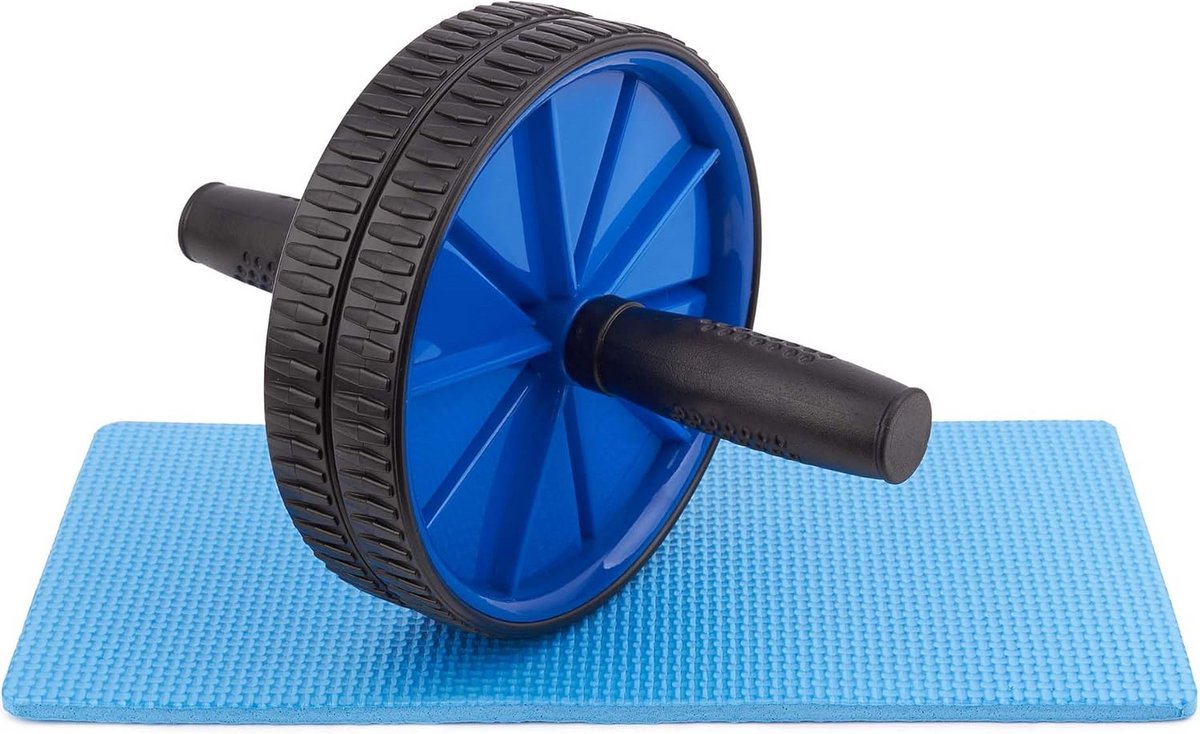 AB Roller Buikspiertrainer met Kniemat voor Effectieve Core en Bovenlichaam Training