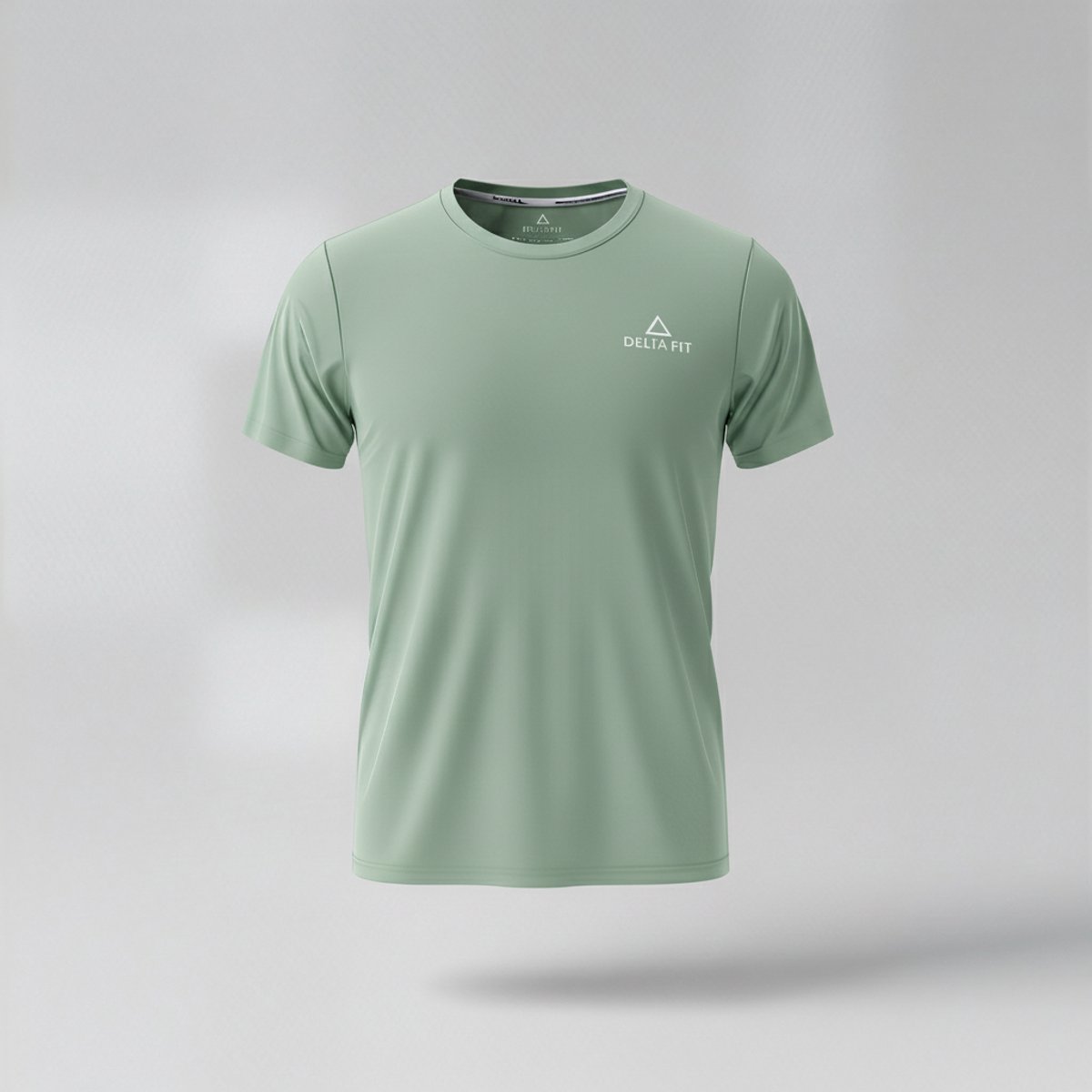 Delta Fit Lichtgroen Hardloopshirt – Ultralicht – Ademend – Maat L