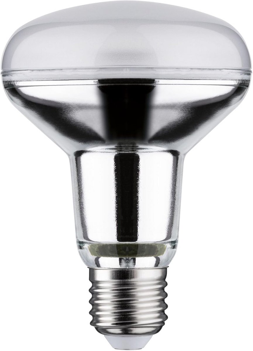 LED Reflector E27 R80 Dimbaar 10W Warmwit Glas Zilver 730lm Vervangt Halogeen