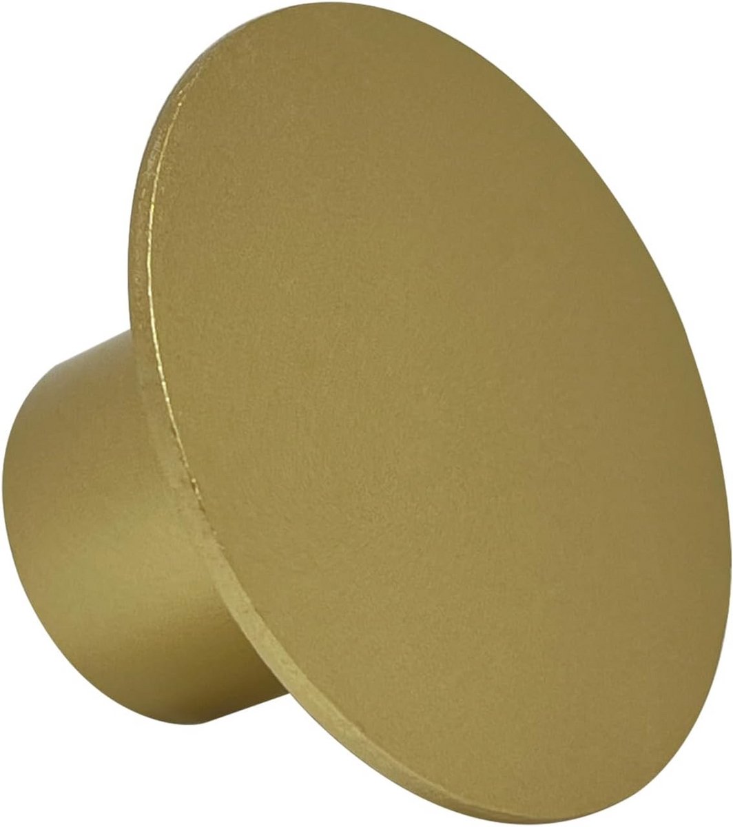 Set van 4 Ronde Kandelaars Goud - Voor Standaard Kaarsen Ø25 mm - Stijlvolle Metalen Tafelstandaards — cadeau in Wonen & Interieur - foto 7