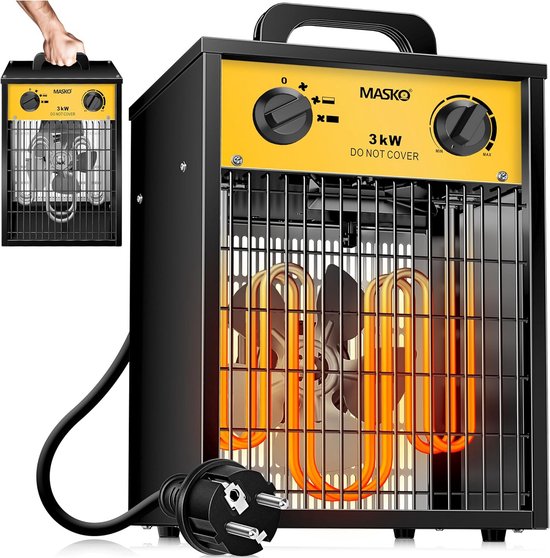 Ironside Industriële Elektrische Kachel 3000W (3 KW) | Werkplaats