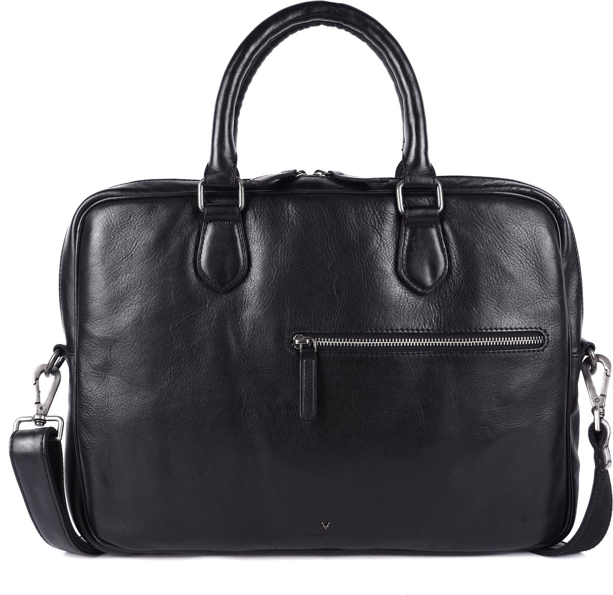 Echt Italiaans Leren 14-inch Laptop Messenger Bag voor Heren – Multifunctionele Schoudertas in Satchel-stijl met Afneembare Schouderriem