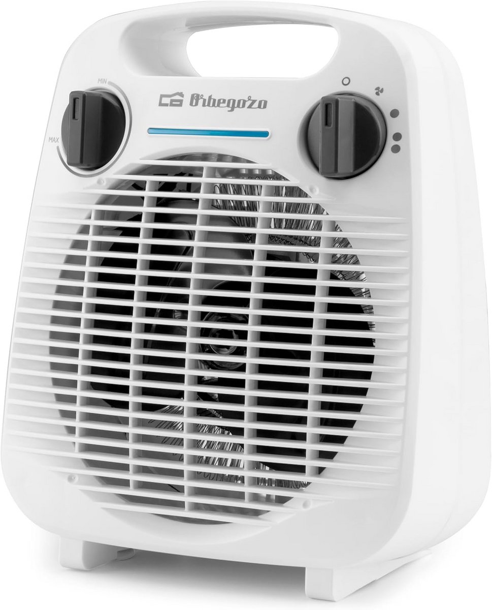 Elektrische Ventilatorkachel met Thermostaat en Oververhittingsbeveiliging
