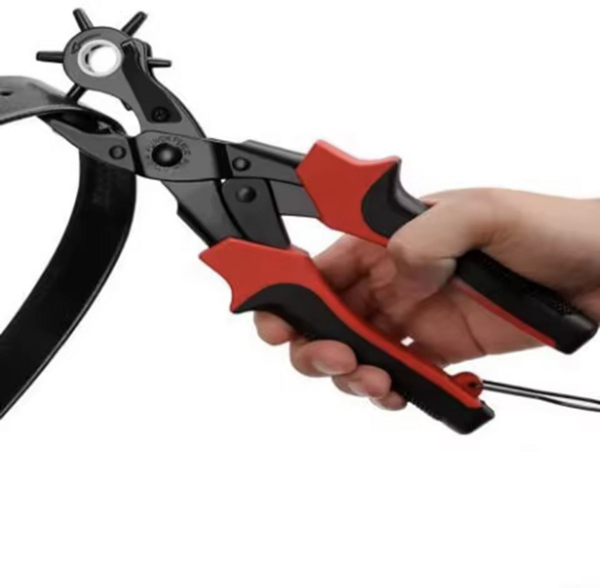 Gaatjestang - Gaatjesmaker - Perforator tang - Riemgaatjes maken - Ponstang - Revolvertang - CHPN