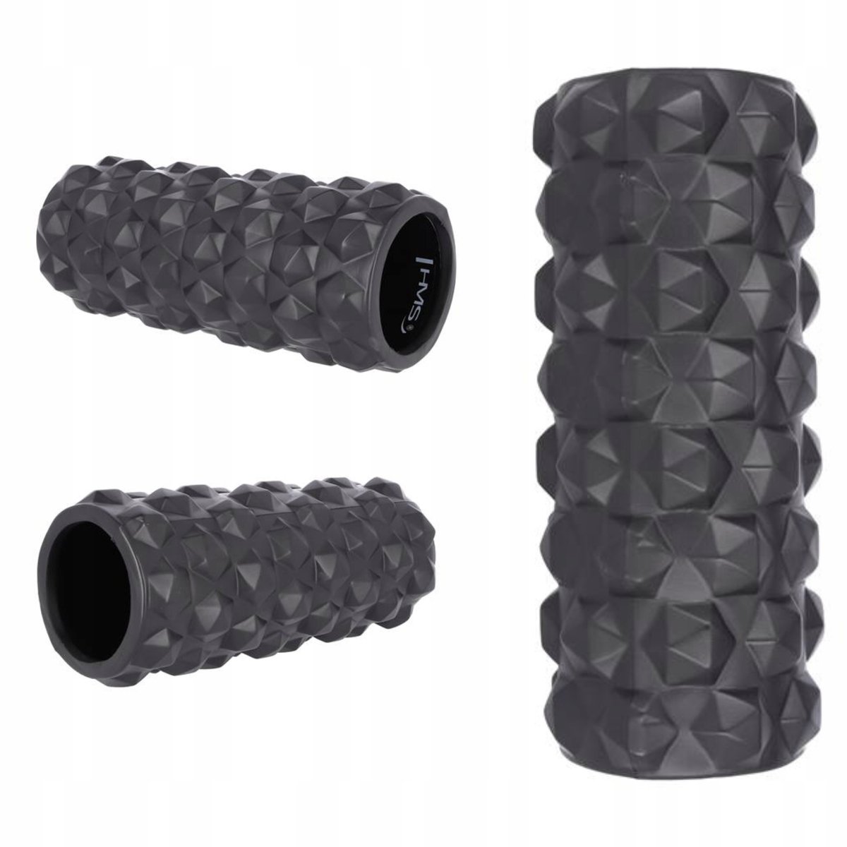 Fitness Roller HMS 31.5 cm - Zwart - Voor Oefeningen en Massage