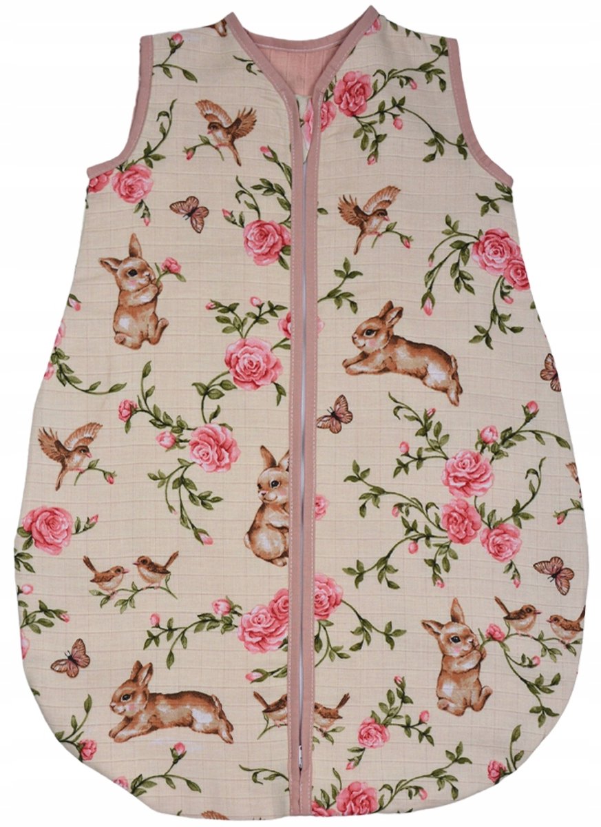 Zomer Mousseline Slaapzak 56-62cm 0,5 TOG Uitgebreid Katoen