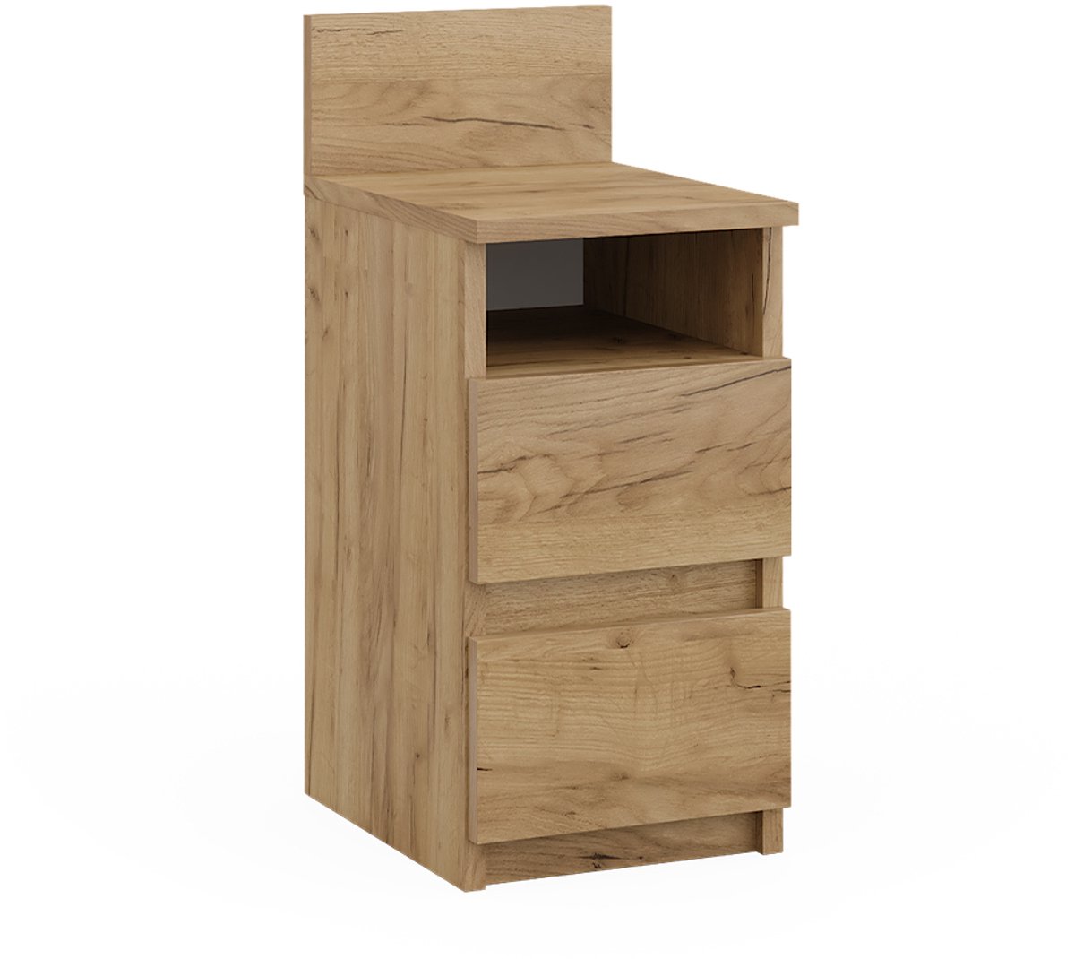 Nachtkastje Sem - ivoor mangohout - 45x55x35