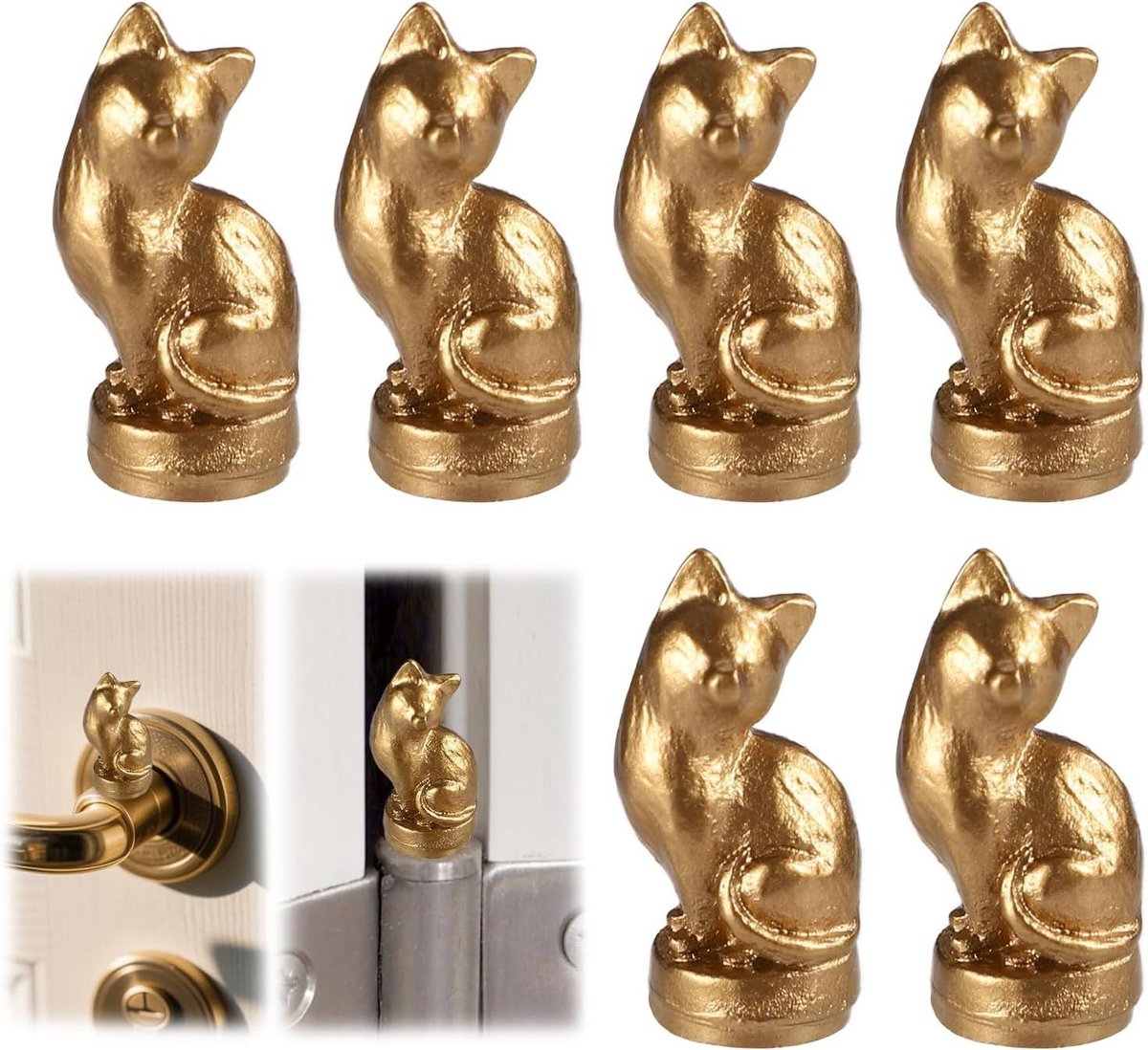 EGoods - Scharnierkop Kattendeur Magnetisch Kittens Ornament Kasten Planken Huisdecoratie