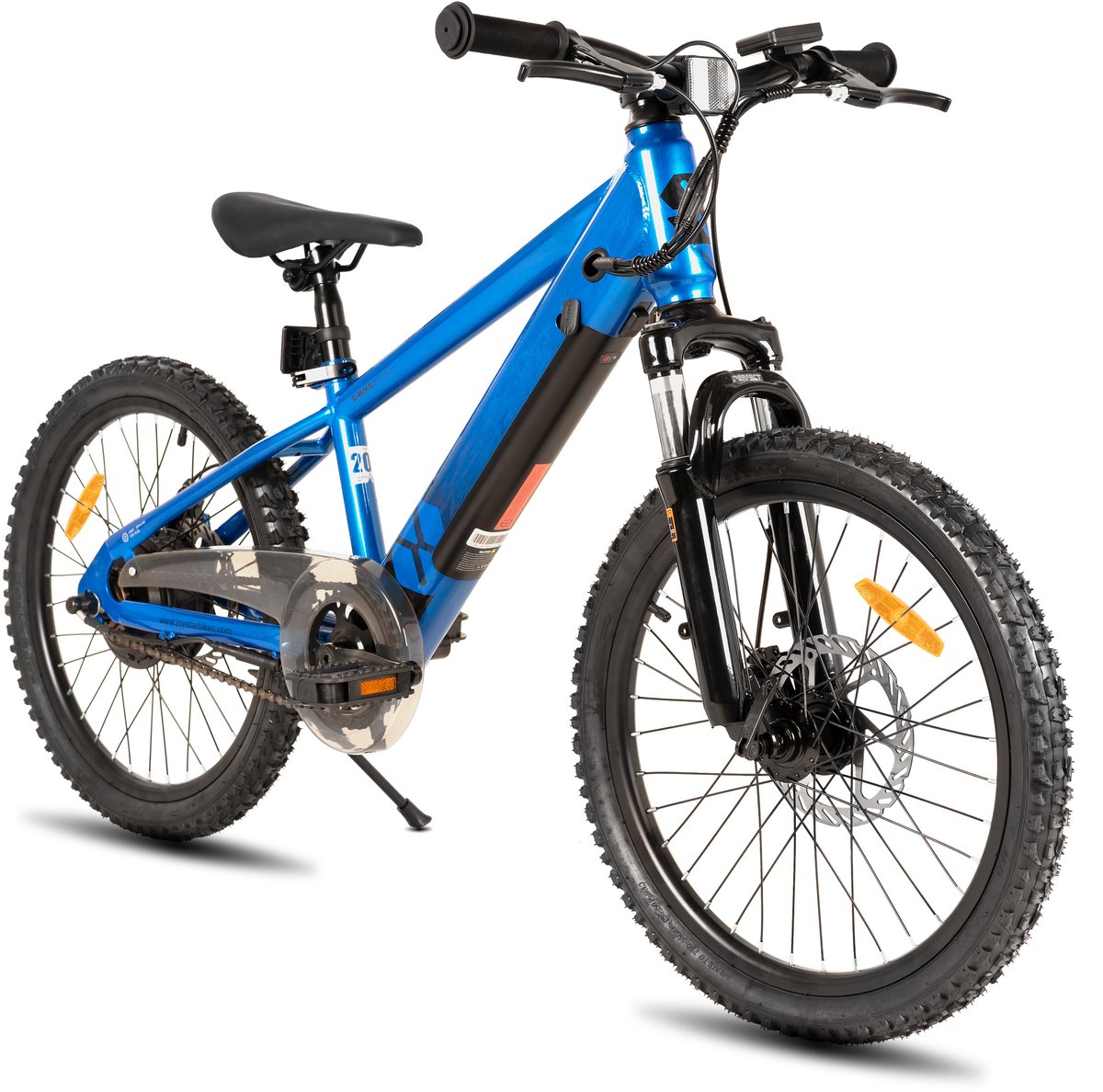 JOYSTAR Elektrische Fiets E-Bike – 20 Inch – Voor Kinderen/Tieners – 250W Motor – 1 Versnelling – Spaakwiel – Mechanische Schijfremmen – Blauw - JOYSTAR - €549,99