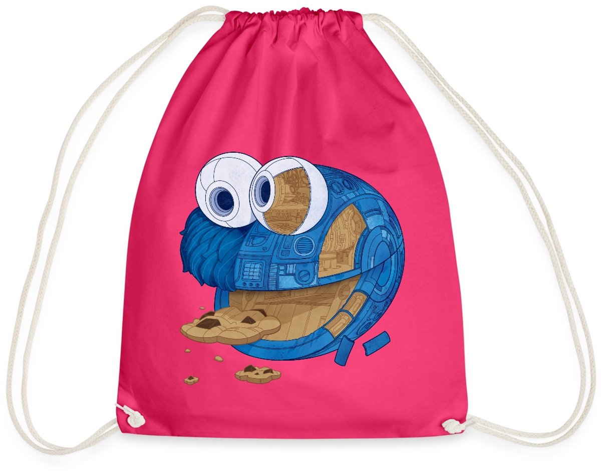 Sesamstraat Koekiemonster Machine Gymtas