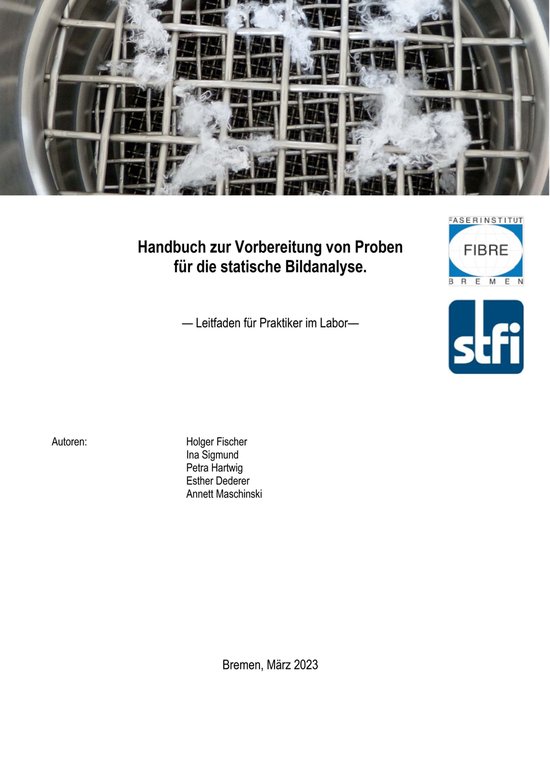 Handbuch zur Vorbereitung von Proben für die statische Bild ... - cover