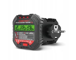 Habotest HT107D - Digitale Stopcontact Tester - Met RCD Test - LCD Display - Socket Tester - 90-250V