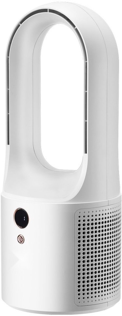 Bladloze ventilator - Tafelventilator torenmodel 33 cm - 6 Snelheden - Stil - USB-gevoed - LCD-display - Knopbediening - Draagbaar