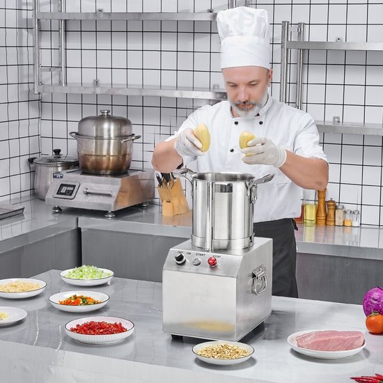 Keukenmachine Foodprocessor - Groentehakker - 4 L Capaciteit - RVS Voedselveilig - 2 Extra S-messen - Multifunctioneel Voor Groente Fruit Noten Granen — afbeelding 2
