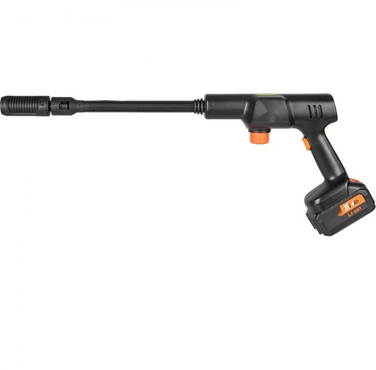 Accu hogedrukreiniger - Draadloze hogedrukspuit - Borstelloze motor - Accu 21 V - Druk 50 bar - Wateropbrengst 3,5 L/min - Sproeikop 0°–40° - Inclusief accessoires — afbeelding 4