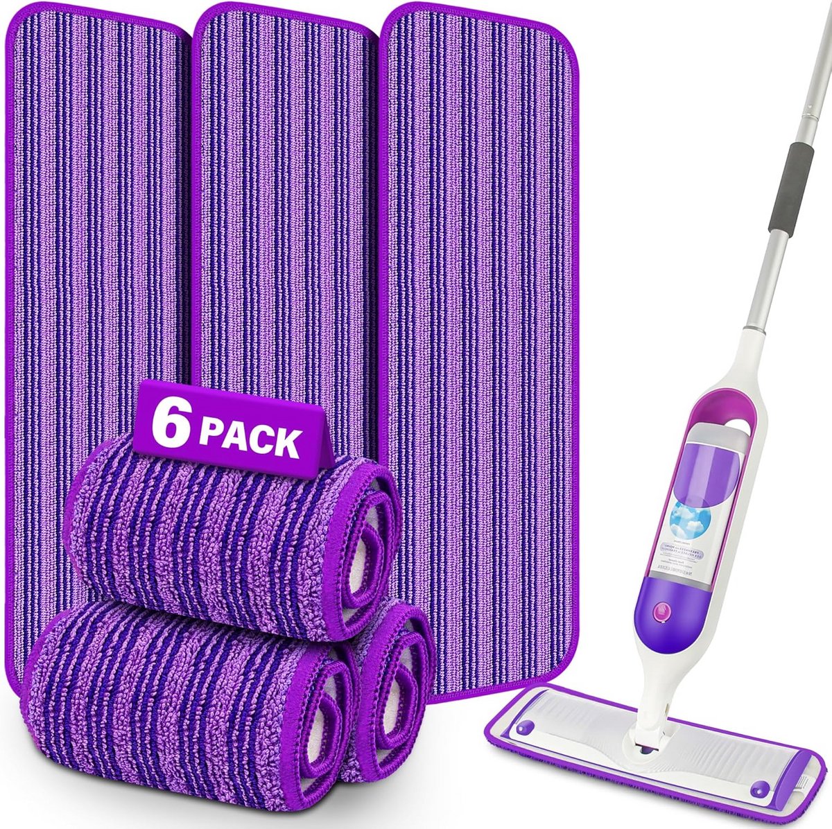 Set van Microvezel Dweilhoesjes voor Vloerreiniging