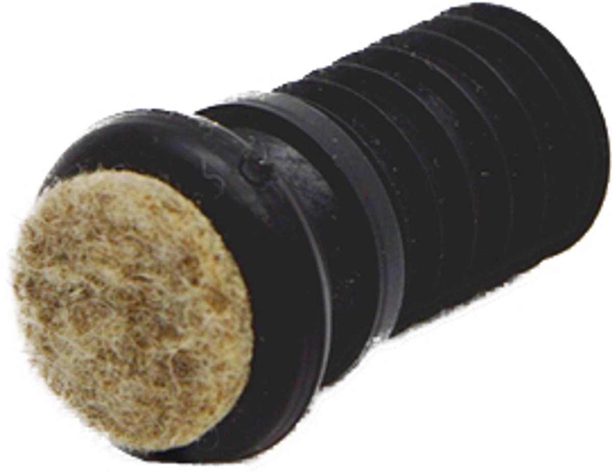 Quickclick viltglijders holle poot tot een schuinte 22 graden 12 mm 4 stuks