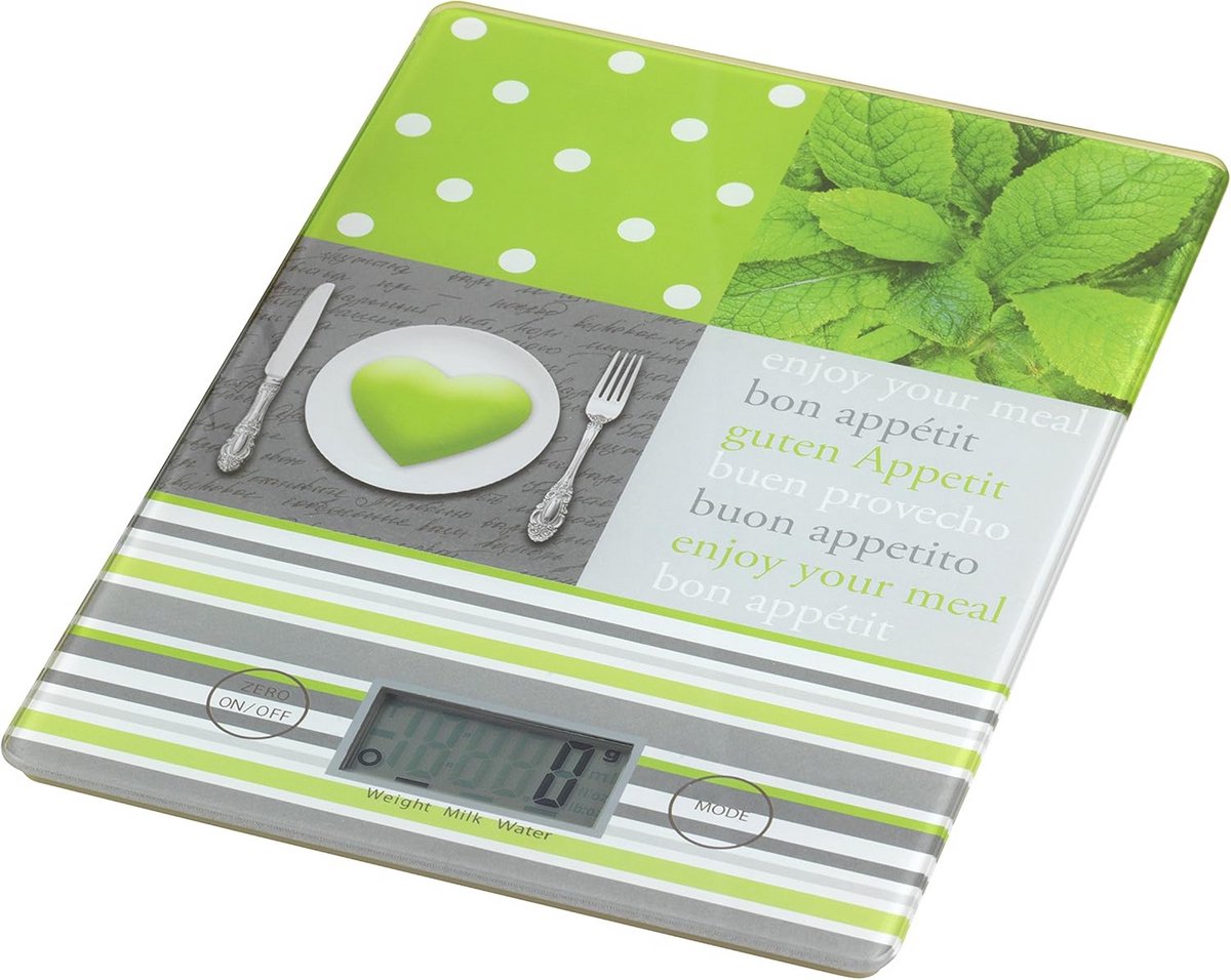 Digitale Keukenweegschaal Slim Plat met LCD en Tare Functie Max. 5kg