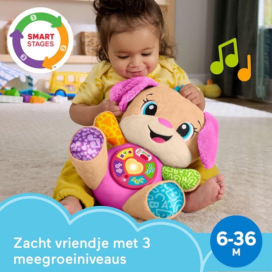 Interactief Leerspeelgoed Zusje - Meegroeiend Pluche Knuffel met Liedjes en Taalopties — afbeelding 2
