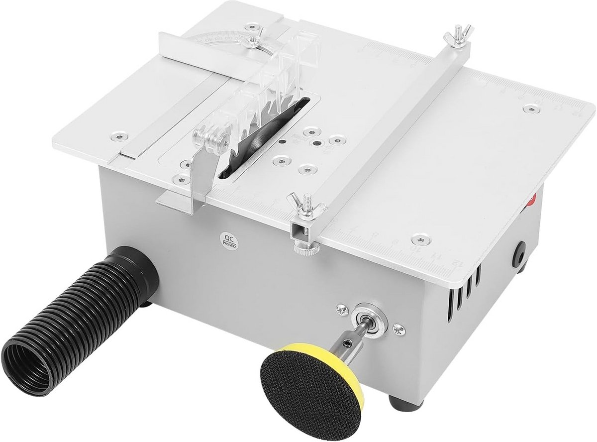 Mini Tafelcirkelzaag met 240W Krachtige Motor voor Precisie Zagen en Polijsten
