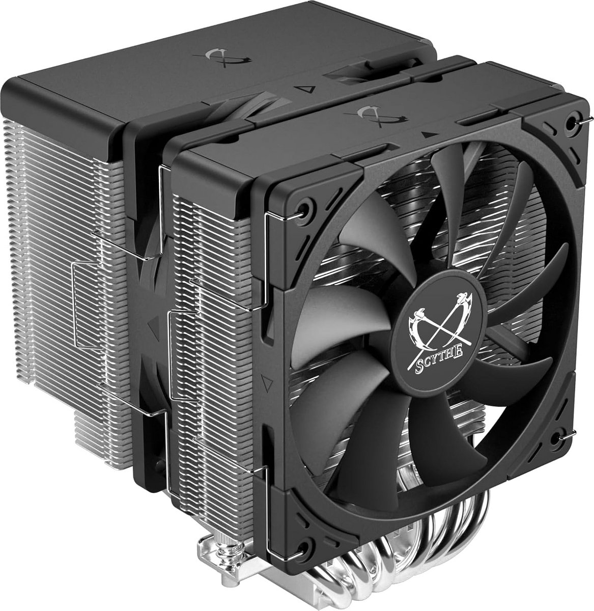 Krachtige Stille CPU Koeler met Dubbele 120mm Ventilator